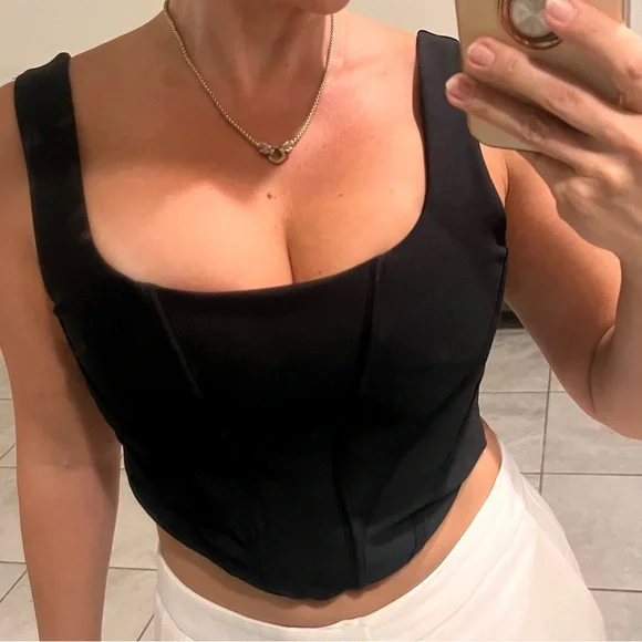 SEXY ZARA TOP WITH SIDE ZIPPER - Picture 2 of 7